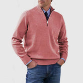 Mens Stand Collar Sweater Zipper| Winter Fashion Knitwear
