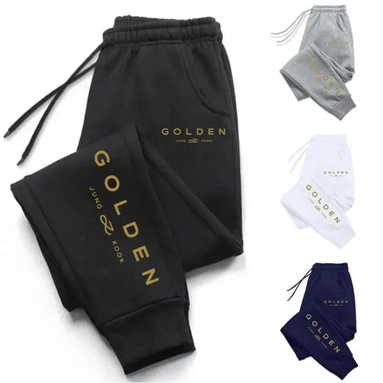 Versatile Trousers Mens Sweatpants Trend Print Running Pants Outdoors Sports Daily Casual Tracksuit Trousers Jogging Man Pants