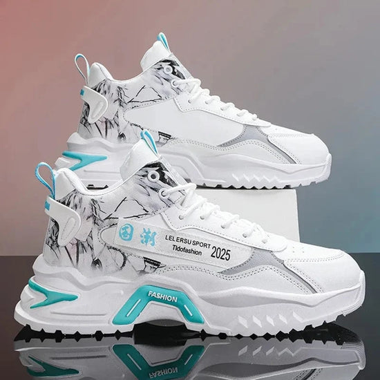 2025 Sabates per a home, sabatilles esportives de moda, sabatilles de plataforma transpirables, sabatilles esportives de malla, lleugeres, unisex, sabatilles informals per a home, vulcanitzades