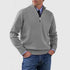 Mens Stand Collar Sweater Zipper| Winter Fashion Knitwear